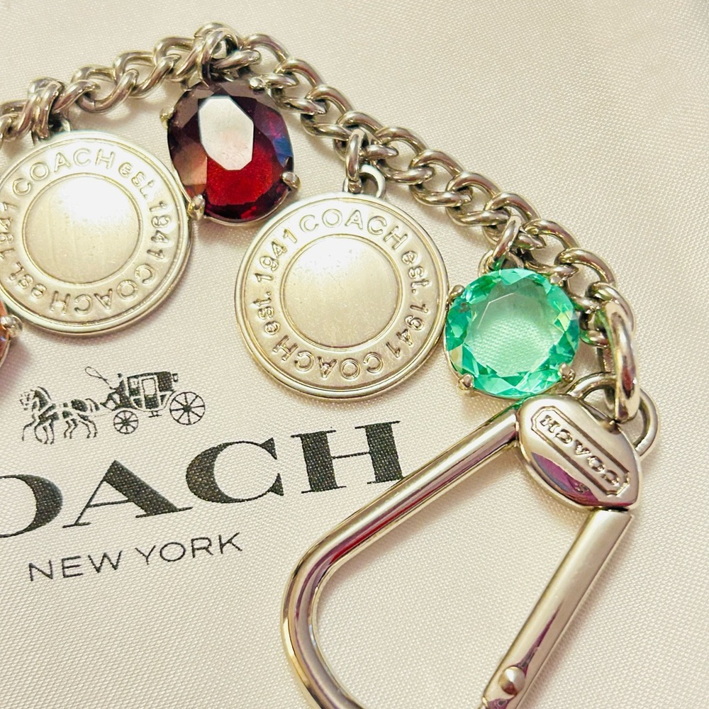 💰SOLD💰VERY RARE Coach 1941 Swag Bag Charm/ Keychain/ Bracelet - Picture 5 of 13